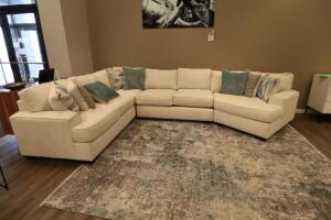 THREE PIECE CUDDLER SECTIONAL