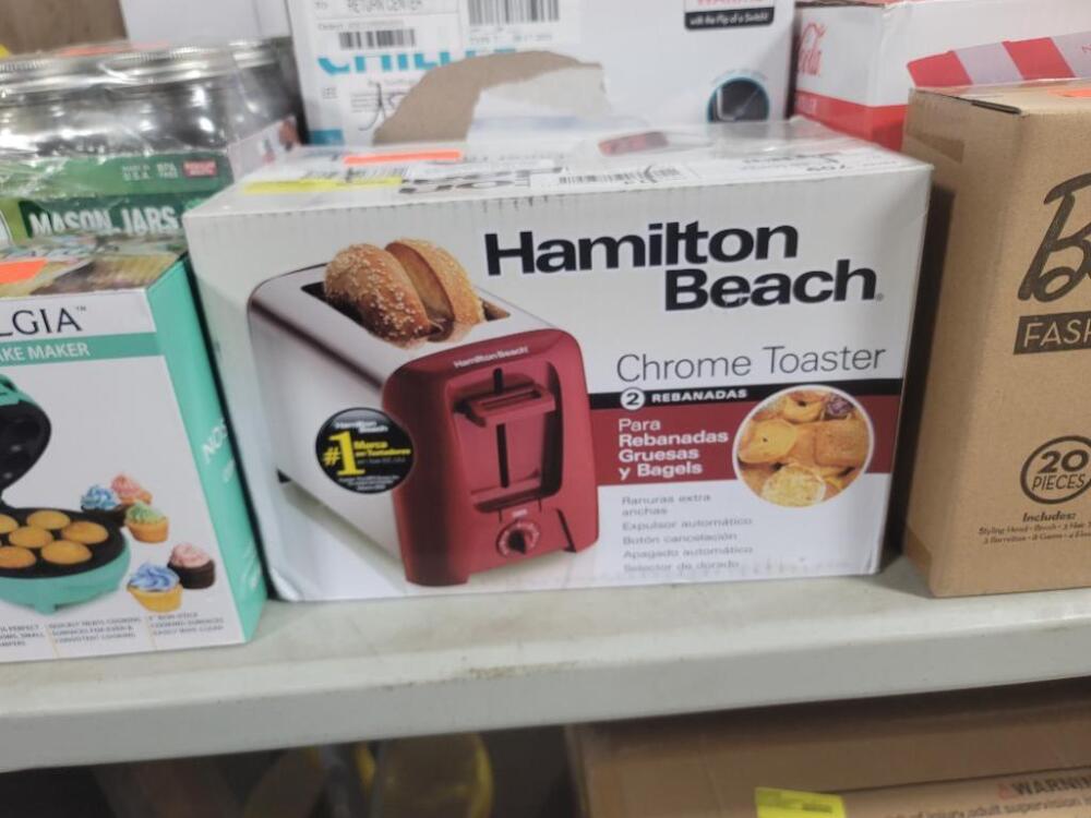 DESCRIPTION (1) 2 SLICE TOASTER BRAND/MODEL HAMILTON BEACH 22623