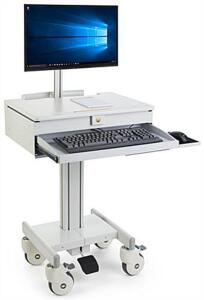 DESCRIPTION: (1) MOBILE COMPUTER STATION BRAND/MODEL: INFOLOGIX INFORMATION: POWERPAK, WHITE RETAIL$: $797.00 EA QTY: 1