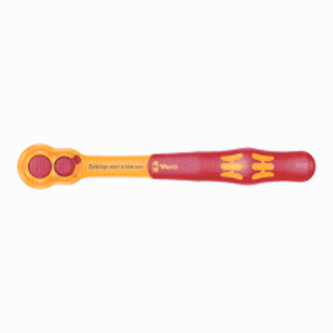 DESCRIPTION: (2) INSULATED RATCHET BRAND/MODEL: WERA #8007 INFORMATION: YELLOW AND RED SIZE: 3/8", SWITCH RETAIL$: $101.17 EA QTY: 2