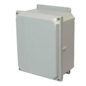 DESCRIPTION: (2) NON METALLIC ENCLOSURE BRAND/MODEL: ROHS #AMP864LF SIZE: 8 X 6 X 4" RETAIL$: $63.61 EA QTY: 2