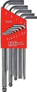 DESCRIPTION: (2) HEX KEY S3ET BRAND/MODEL: EKLIND #13313 INFORMATION: NICKEL PLATED SIZE: LONG, 13 PIECES, PLASTIC HOLDER, NICKEL PLATED, 2 TIPS RETAI