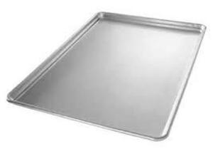 DESCRIPTION: (10) STAY FLAT COOKING SHEET PANBRAND/MODEL: CHICAGO METALLICSIZE: 17-7/8" X 25-7/8" X 1"RETAIL$: $34.89 EAQTY: 10