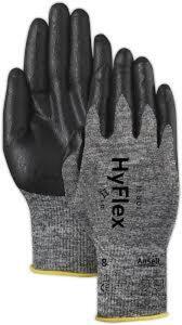 DESCRIPTION: (1) CASE OF APPROX (30) PAIRS OF WORK GLOVES BRAND/MODEL: HYFLEX #11-801 INFORMATION: GRAY SIZE: SIZE 11 RETAIL$: $4.09 PER PAIR QTY: 1