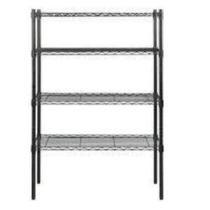 DESCRIPTION: (1) 4-SHELF METAL STORAGE RACK BRAND/MODEL: HYPER TOUGH SIZE: 350 LB CAP RETAIL$: $60.00 EA QTY: 1