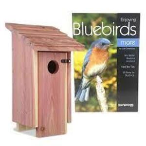 DESCRIPTION: (2) BIRD HOUSE BRAND/MODEL: PENNINGTON INFORMATION: CEDAR SIZE: 13X6 RETAIL$: $22.97 TOTAL QTY: 2