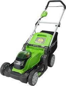 DESCRIPTION: (1) ELECTRIC LAWN MOWER BRAND/MODEL: GREENWORKS RETAIL$: $299.99 EA QTY: 1