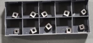 DESCRIPTION: (10) QOMT CARBIDE MILLING INSERTS BRAND/MODEL: ISCAR QOMT 060208TN-HQ RETAIL$: $136.50 QTY: 10