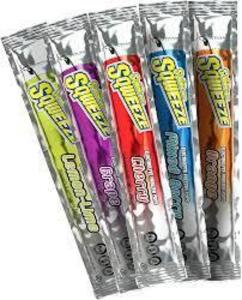 DESCRIPTION: (1) PACKS OF (150) FREEZER POP BRAND/MODEL: SQWINCHER SQWEEZE INFORMATION: ELECTROLYTE FREE RETAIL$: $64.00 EA QTY: 1