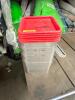 (4)- FOOD STORAGE CONTAINERS W/ LIDS - 4