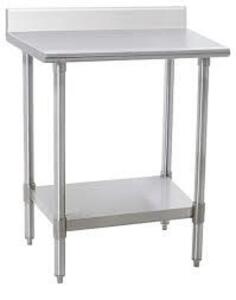 DESCRIPTION: (1) ROLLING WORK SURFACE TABLE WITH SHELFINFORMATION: 304 STAINLESS STEELRETAIL$: SIZE:QTY: 1