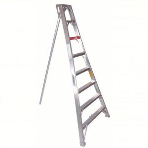 DESCRIPTION: (1) TRIPOD ORCHARD STEPLADDER BRAND/MODEL: STOKES/8EU54 INFORMATION: 300LB CAPACITY, ALUMINUM RETAIL$: $480.07 SIZE: 12' LADDER HEIGHT QT