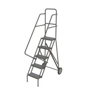 DESCRIPTION: (1) ROLLING WAREHOUSE LADDER BRAND/MODEL: TRI-ARC INFORMATION: LIGHT DAMAGE, SEE INSPECTION RETAIL$: $577.28 QTY: 1