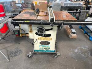 DESCRIPTION GRIZZLY POLAR BEAR SERIES 10" HYBRID TABLE SAW. BRAND / MODEL: GRIZZLY G07159 ADDITIONAL INFORMATION RETAILS NEW FOR $2500 LOCATION WAREHO