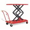 DESCRIPTION: (1) MANUAL MOBILE SCISSOR-LIFT TABLE BRAND/MODEL: DAYTON #4ZD01 INFORMATION: RED SIZE: 1,500 LB LOAD CAPACITY, 48 IN X 24 IN PLATFORM, ST