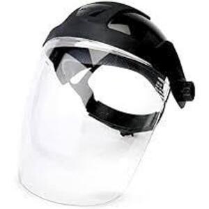 DESCRIPTION: (3) ELECTRICAL AGR FACE SHIELD GD INFORMATION: RED HARD HAT RETAIL$: $50.63 EA QTY: 3