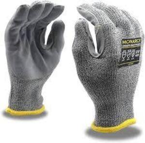 DESCRIPTION: (12) PAIRS OF SAFETY WORK GLOVES BRAND/MODEL: MONARCH #3757 INFORMATION: GRAY SIZE: LARGE RETAIL$: $17.00 PER PAIR QTY: 12