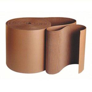 DESCRIPTION: (2) ROLLS OF CORRUGATED WRAP BRAND/MODEL: KRAFT #3EVP4 INFORMATION: CARDBOARD, BROWN SIZE: 48" W X 250' LONG RETAIL$: $149.31 EA QTY: 2