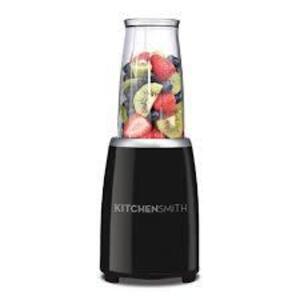 DESCRIPTION: (1) PERSONAL BLENDER BRAND/MODEL: KITCHENSMITH BY BELLA INFORMATION: BLACK SIZE: 8 PCS SET RETAIL$: $20.00 EA QTY: 1