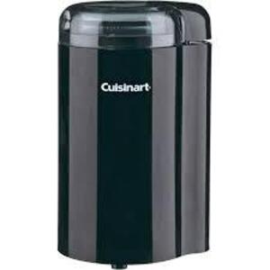 DESCRIPTION: (1) COFFEE BAR COFFEE GRINDER BRAND/MODEL: CUISINART INFORMATION: BLACK SIZE: 1-12 CUPS RETAIL$: $35.00 EA QTY: 1