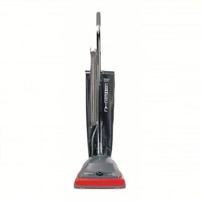 DESCRIPTION: (1) UPRIGHT STANDING VACUUM BRAND/MODEL: SANITAIRE #4WT59 INFORMATION: GRAY SIZE: 12 IN CLEANING PATH WD, 120 CFM VACUUM AIR FLOW, 12.2 L