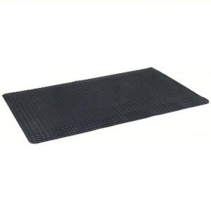 DESCRIPTION: (1) ANTI FATIGUE MAT BRAND/MODEL: CONDOR #53AC65 INFORMATION: BLACK SIZE: DIAMOND PLATE, 2 FT X 3 FT, 7/8 IN THICK, BLACK, VINYL OVER URE