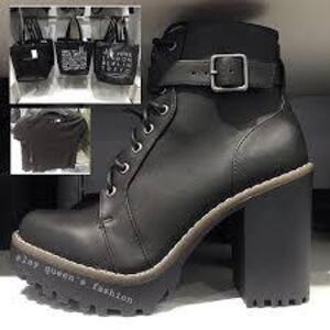 DESCRIPTION: (1) PAIR OF HIGH HEEL BOOTSINFORMATION: BLACKSIZE: US 8RETAIL$: $34.00 QTY: 1