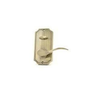 DESCRIPTION: (1) ENTRY HANDLE BRAND/MODEL: WESLOCK #L1405--UA0020 INFORMATION: ANTIQUE BRASS RETAIL$: $64.98 EA QTY: 1