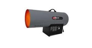 DESCRIPTION: (1) FORCED AIR PROPANE HEATER BRAND/MODEL: DYNA-GLOW #RMC-FA300DGD SIZE: 150,000 BTU RETAIL$: $400.00 EA QTY: 1