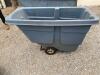 DESCRIPTION RUBBERMAID GONDOLA TRASH CART LOCATION WAREHOUSE 1 QTY 1 - 2