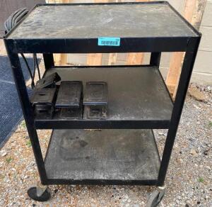 THREE TIER AV CART