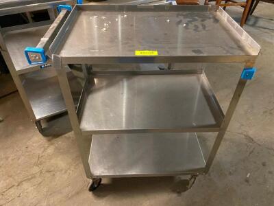 LAKESIDE THREE TIER STAINLESS MEDICAL CART