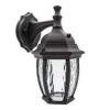 (5) MAXXIMA 1-Light Black LED Outdoor Wall Lantern Sconce with Dusk to Dawn Sensor