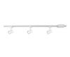 4-FT. 3-LIGHT WHITE INTEGRATED LED LINEAR TRACK LIGHTING KIT WITH MINI CYLINDER TRACK HEADS