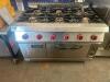 SIX BURNER RANGE W/ LOWER OVEN - 2