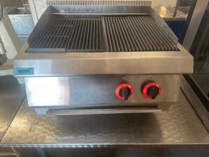 24" COUNTER TOP GAS CHARBROILER.