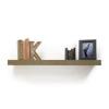 INPLACE 48 in. W x 10.2 in. D x 2 in. H Driftwood Gray Oak Extended Size Floating Shelf