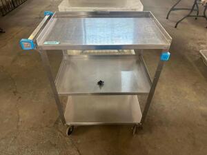 LAKESIDE THREE TIER STAINLESS KITCHEN CART