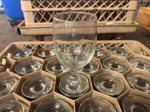 (24) WATER GOBLETS.