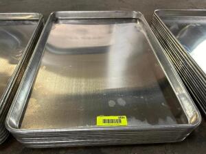 (6) FULL SIZE STAINLESS SHEET PANS