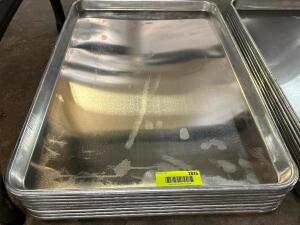 (6) FULL SIZE STAINLESS SHEET PANS