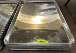 (6) FULL SIZE STAINLESS SHEET PANS