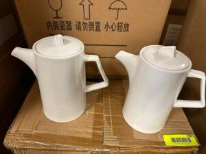 (48) WATER PITCHERS W/ LIDS