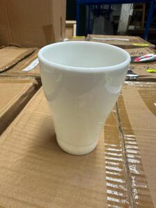 (1) CASE OF 300 CC WHITE BEER CUPS