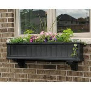 DESCRIPTION: (1) WINDOW BOX BRAND/MODEL: MAYNE INFORMATION: BLACK SIZE: 48" RETAIL$: $144.49 EA QTY: 1