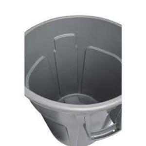 DESCRIPTION: (1) HEAVY DUTY TRASH CAN WITH LID BRAND/MODEL: RUBBERMAID #5DMT9 INFORMATION: GRAY, PLASTIC SIZE: 44 GAL RETAIL$: $260.00 TOTAL QTY: 1