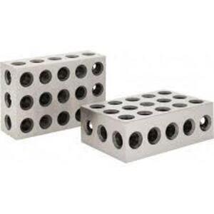 DESCRIPTION: (2) SET UP BLOCKS, 2-4-6 BLOCKS BRAND/MODEL: VALUE COLLECTION #6630-4020 INFORMATION: HARDENED STEEL SIZE: 23 HOLE SET-UP RETAIL$: $115.2