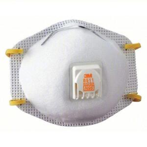 DESCRIPTION: (8) BOXES OF (10) DISPOSABLE RESPIRATOR BRAND/MODEL: 3M #4JF99 INFORMATION: WHITE SIZE: DUAL, NON-ADJ, METAL NOSE CLIP, STD, UNIVERSAL MA