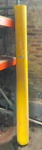 7' ROLL OF YELLOW PLASTIC SHEETING