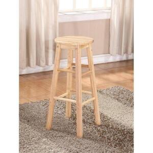 LINON SIMS BAR STOOL, NATURAL